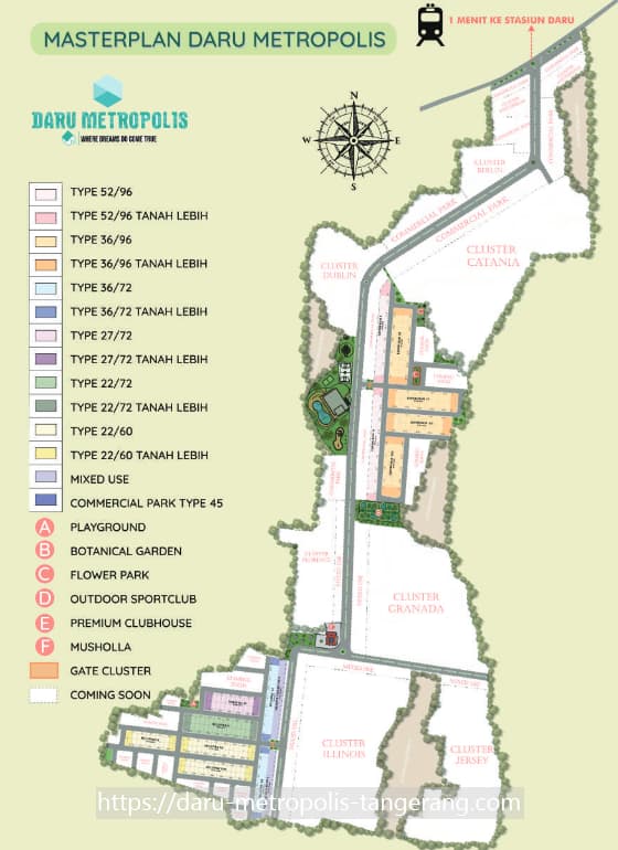 masterplan daru metropolis tangerang